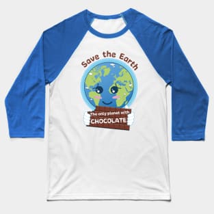 Chocolate Planet Baseball T-Shirt